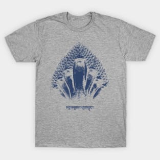 Naga Angkor Wat Cambodia in Navy T-Shirt